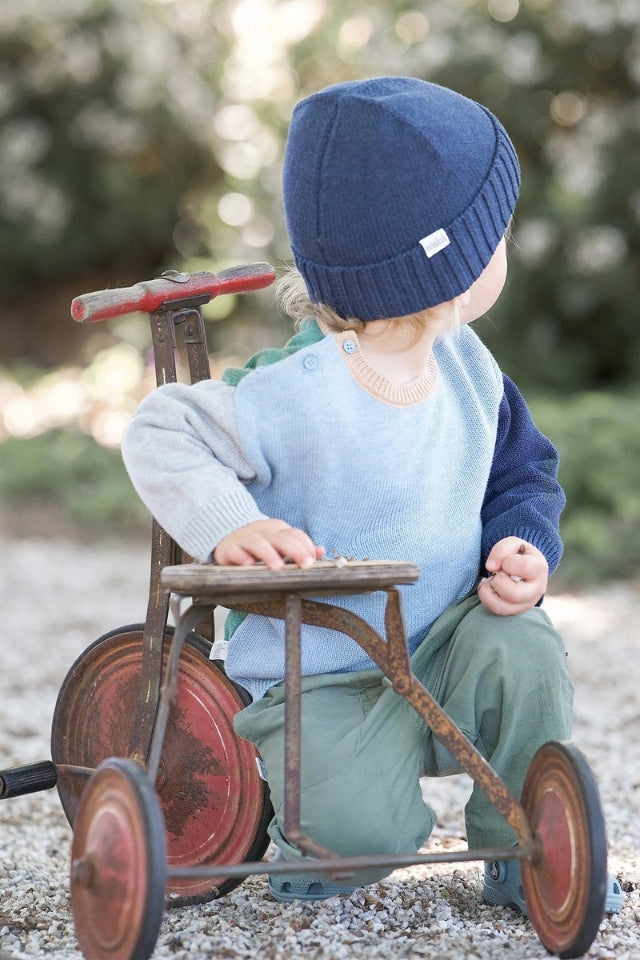 Organic Pullover - Bobby/Bluebell
