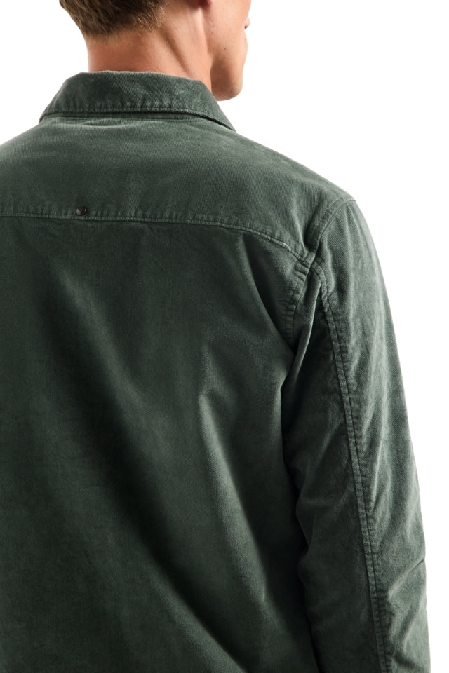 Overshirt Buttons Twill - Dark Green