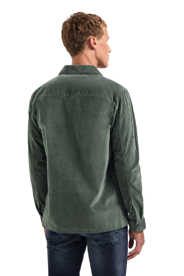 Overshirt Buttons Twill - Dark Green