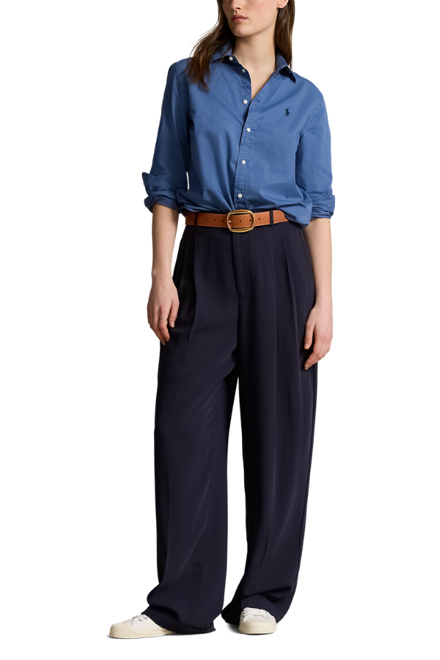 Cotton Twill Shirt - Earth Blue