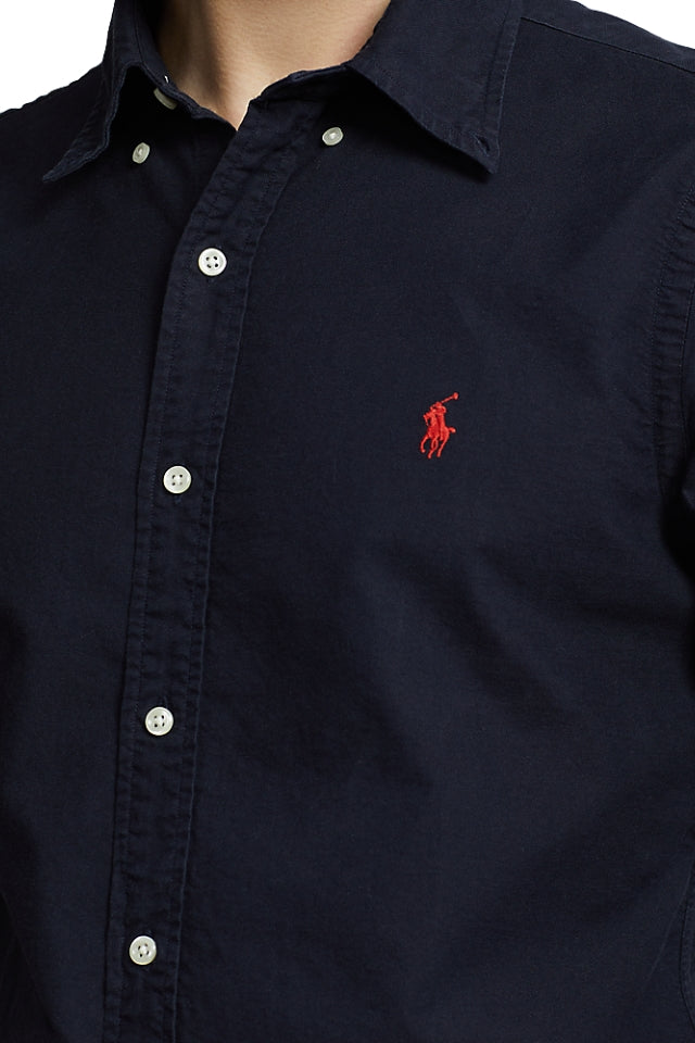 Custom Fit Oxford Shirt - Navy