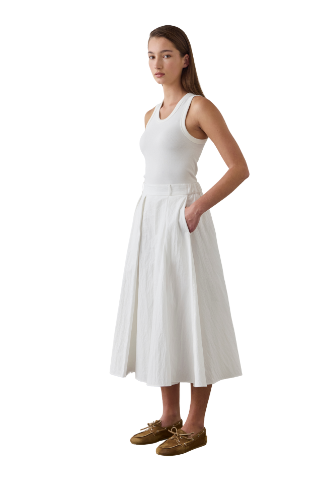 Full Pleated Skirt