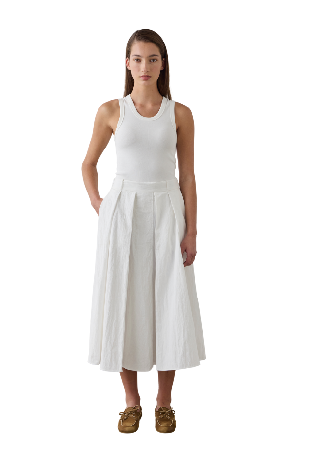 Full Pleated Skirt