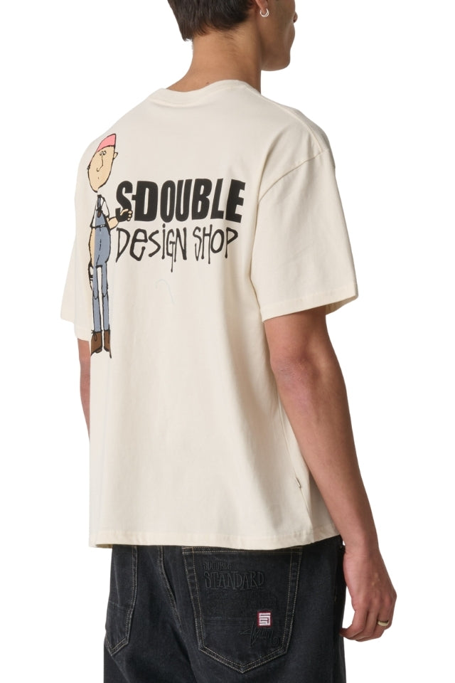 Painter Ss Tee – Unbleached