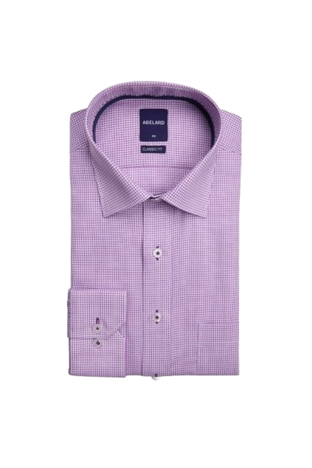 Palazzo Puppytooth Classic Fit Shirt - Violet