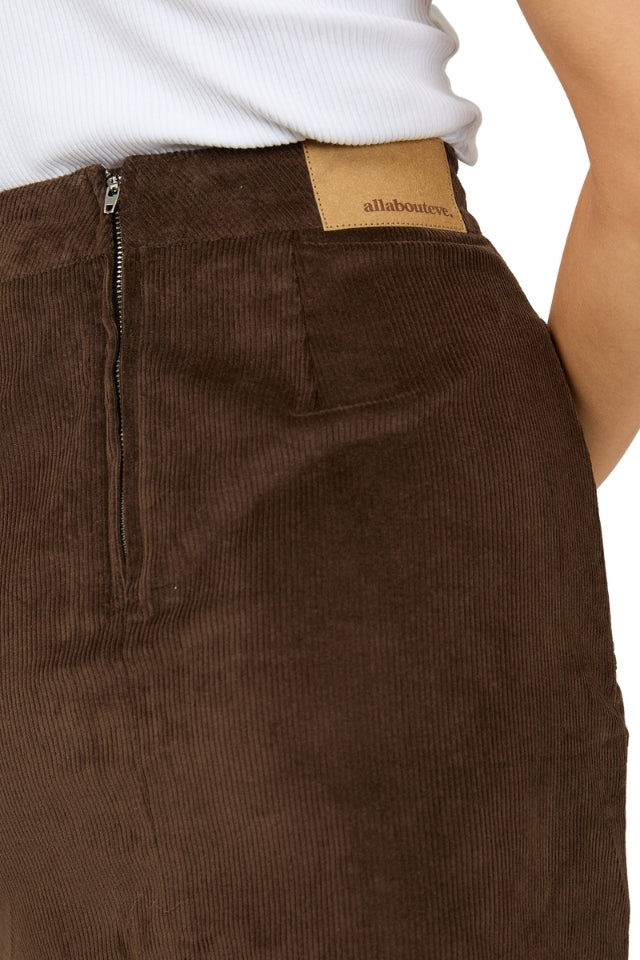 Parker Cord Skirt - Brown