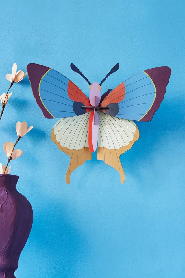 Wall Art Butterflies - Plum Fringe Butterfly