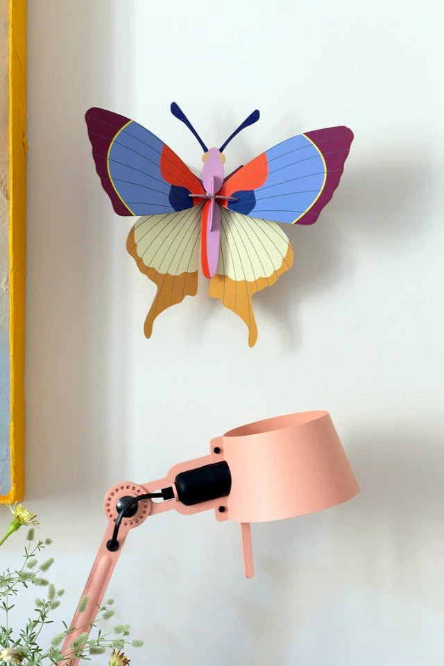 Wall Art Butterflies - Plum Fringe Butterfly