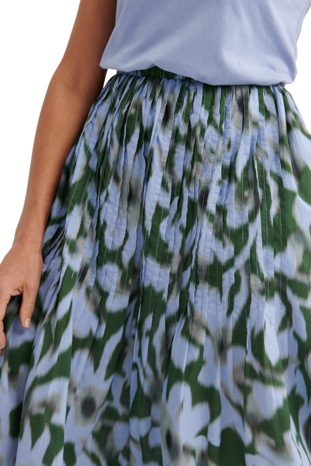 Poet Skirt - Misty Floral