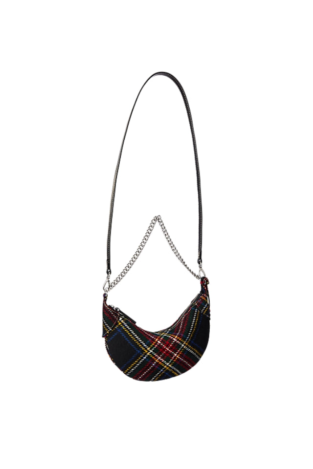 Polo ID Tartan Wool Mini Chain Bag