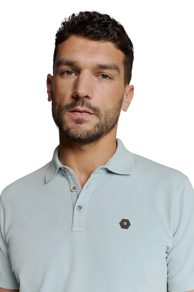 Polo Pique Garment Dyed - Ice