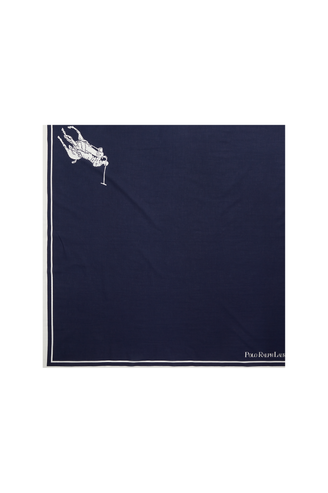 Polo Scarf - Cruise Navy Cream