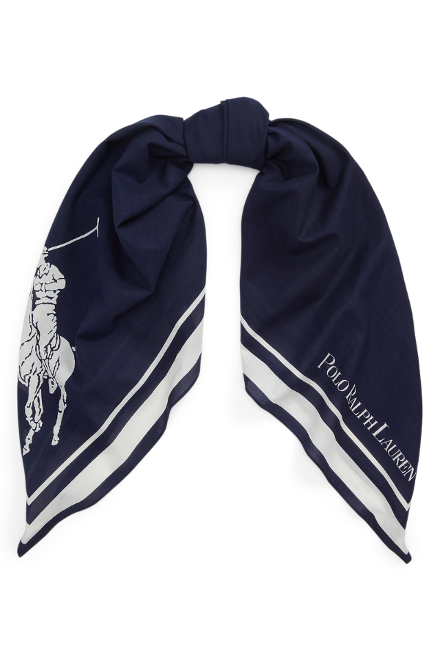 Polo Scarf - Cruise Navy Cream