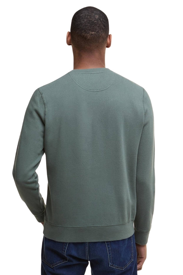 Prep Logo Crew Neck Sweatshirt - Thyme