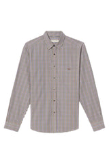 RM Williams SH201PS6W Collins Shirt Brown Navy White