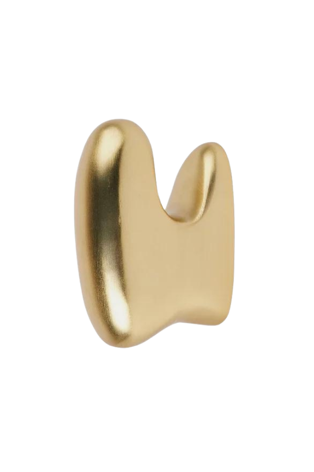 Roberta Hook U - Brass Finish