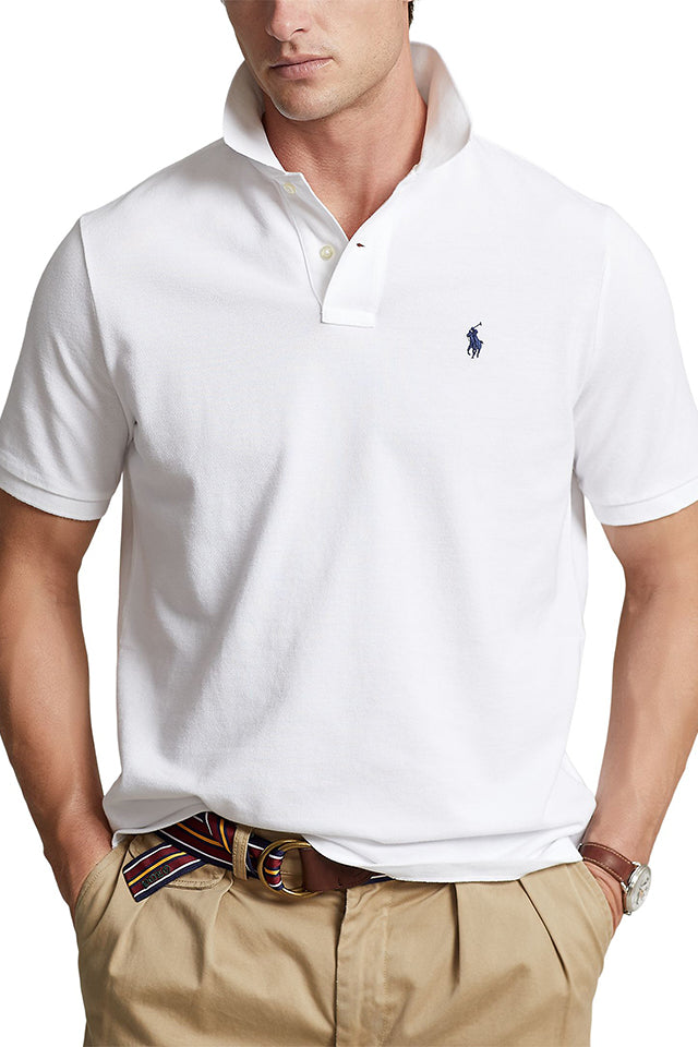 Classic Fit Mesh Polo Shirt