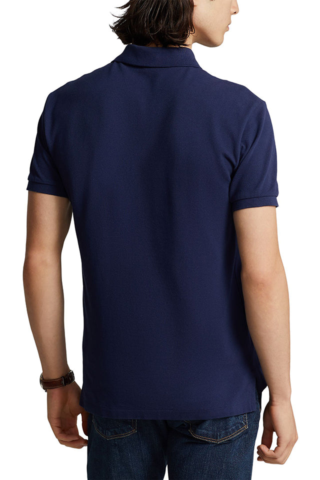 Classic Fit Mesh Polo Shirt - Newport Navy