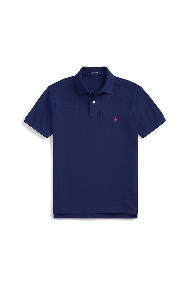Classic Fit Mesh Polo Shirt - Newport Navy