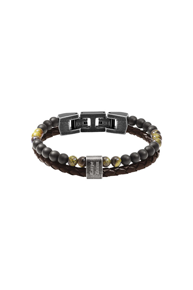 Karma Rock Bracelet - Brown/tigers Eye