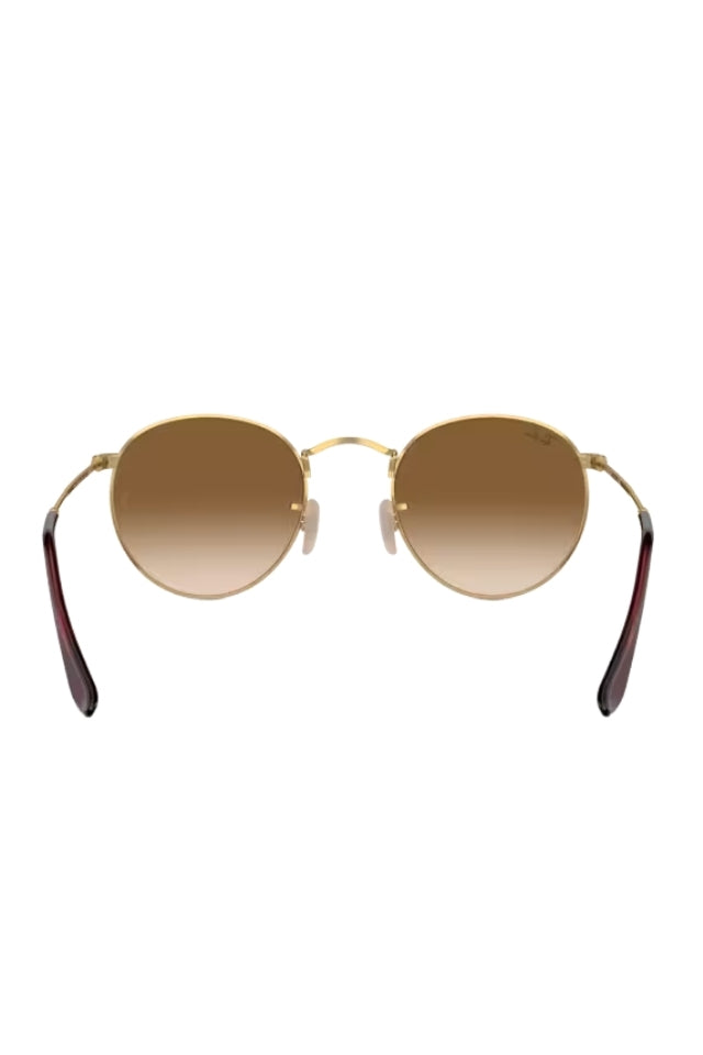 Round Metal Sunglasses - Brown