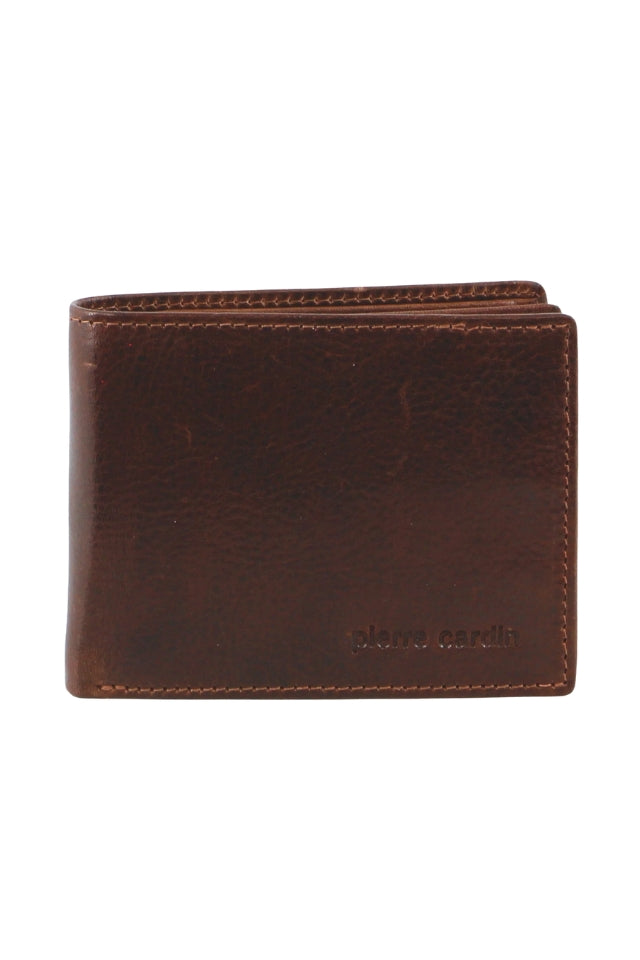 Rustic Leather Men's Bi-Fold Slimline Wallet