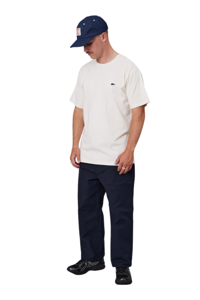 Stamp Sea Tee - Antique White