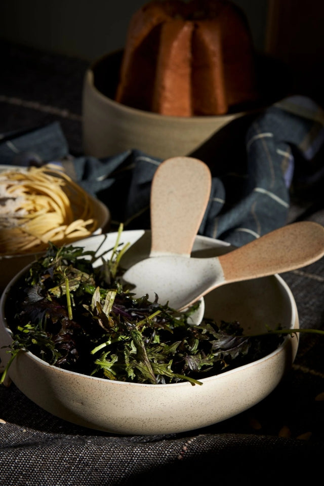 Salad Bowl - White Garden To Table