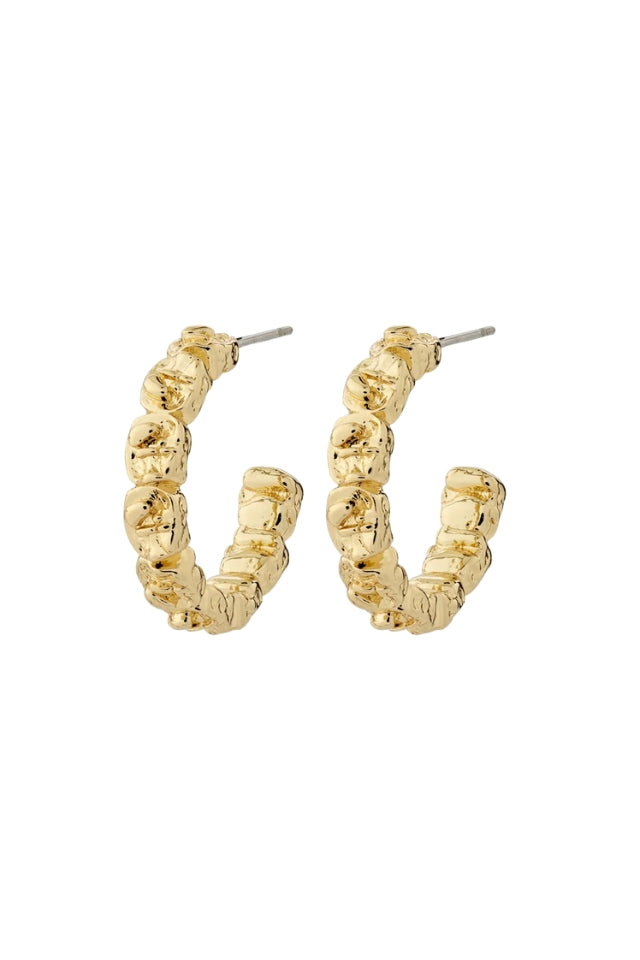 Scottie Recycled Hoop Earrings - Gold Plated