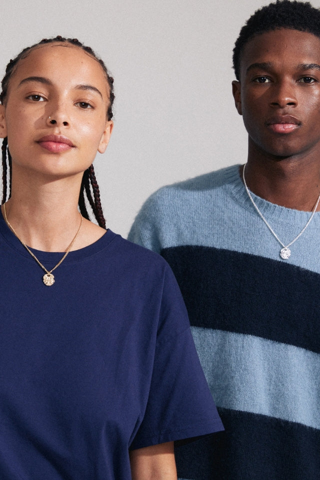 Scottie Recycled Coin Necklace - Gold Plated