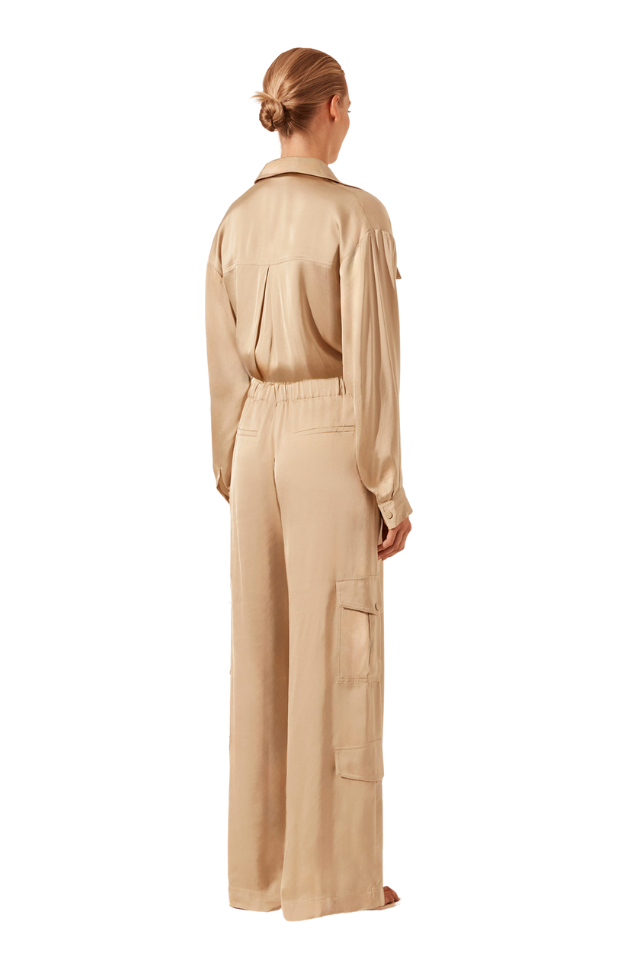 Shae Drawstring Utility Jumpsuit