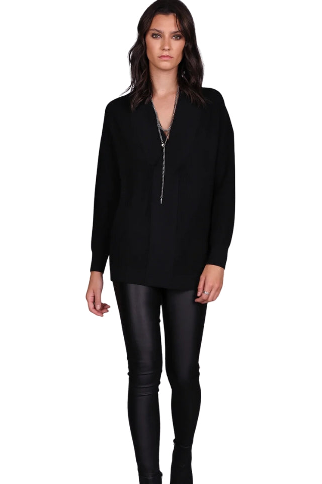Shawl Collar Chunky Sweater