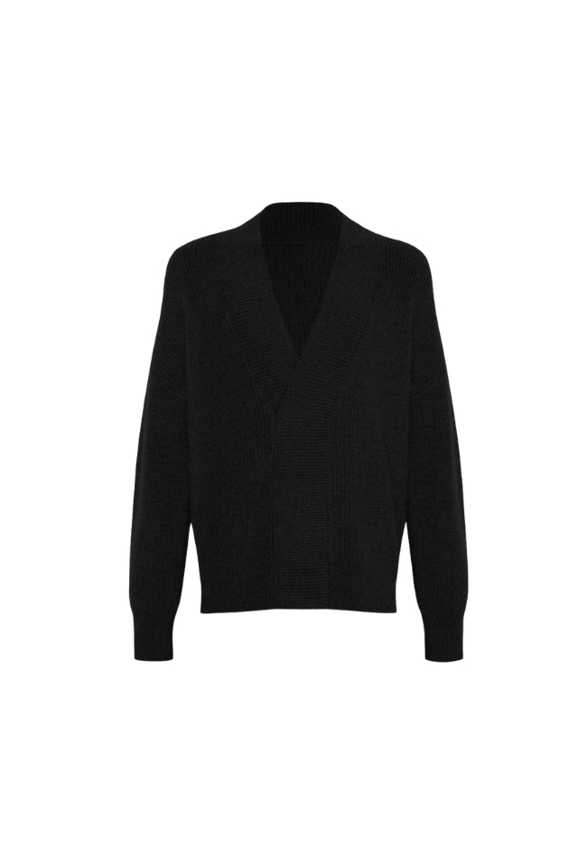 Shawl Collar Chunky Sweater