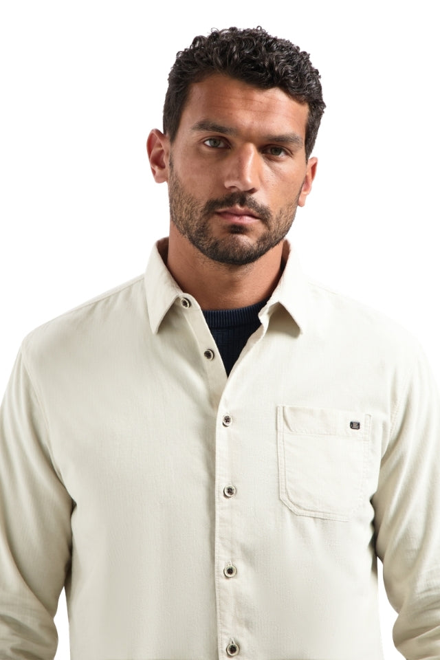 Shirt Solid Fine Herringbone - Kit
