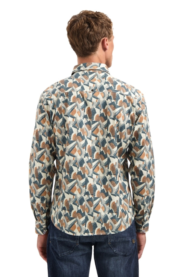 Shirt Stretch Allover Printed - Night