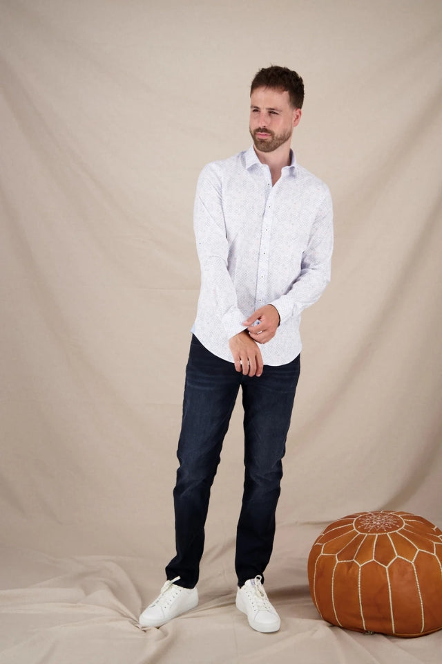 Circles Shirt - Light Blue