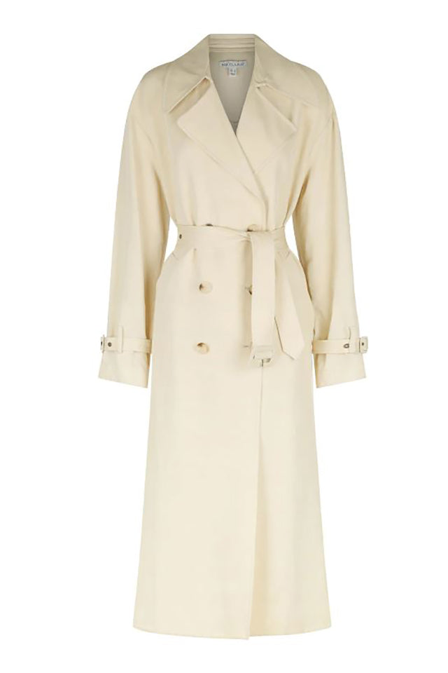 Shona Joy 1233410 Matilda Trench Coat Bone