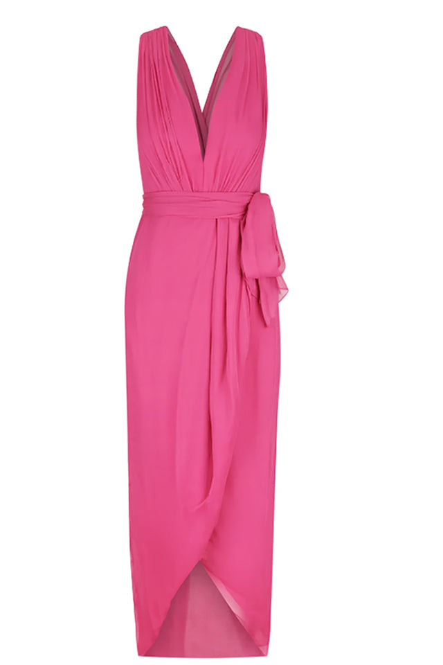 Shona Joy Isola Plunged back Ibis Rose