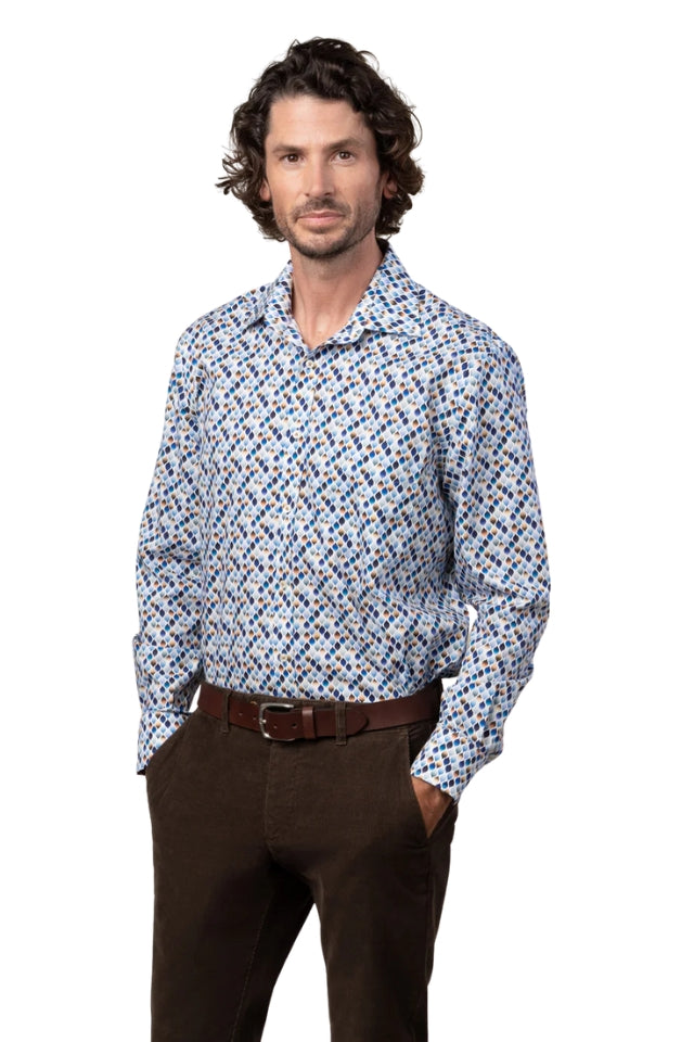 Sinatra Geo Print Shirt