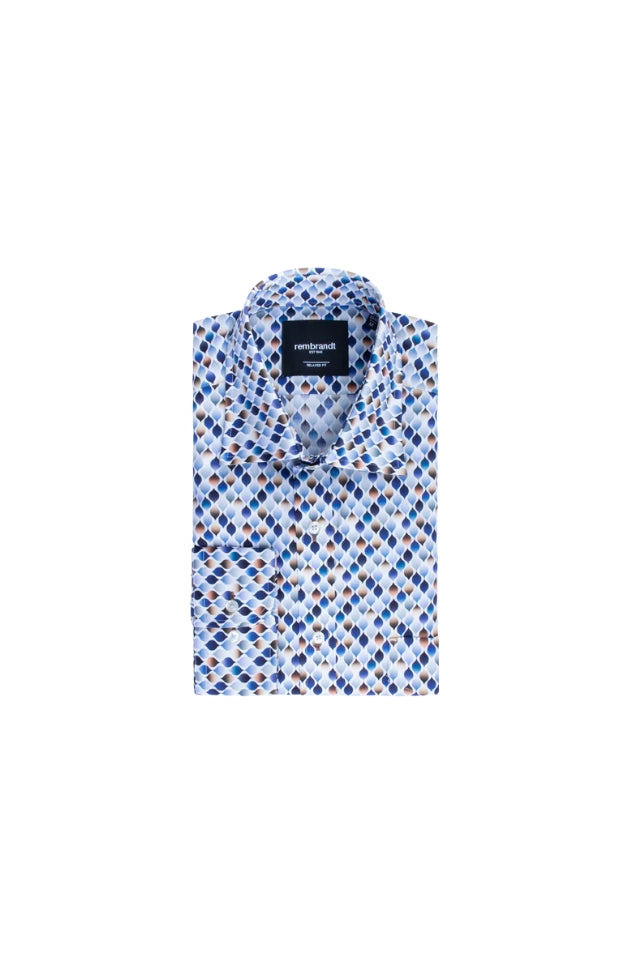 Sinatra Geo Print Shirt