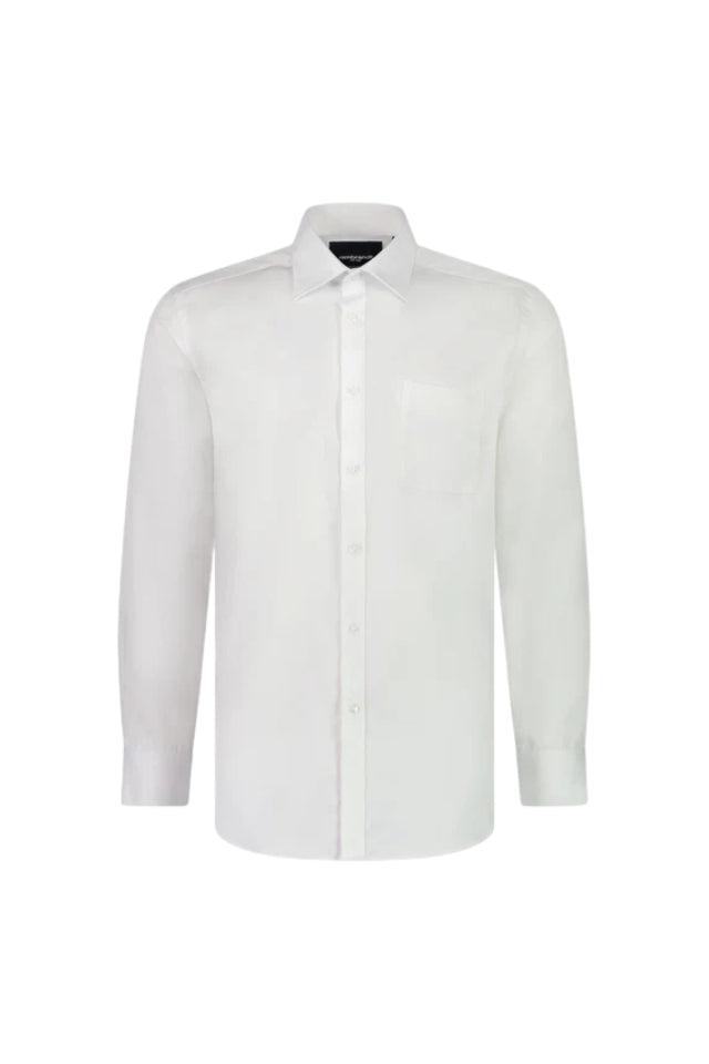 Sinatra White Twill Shirt