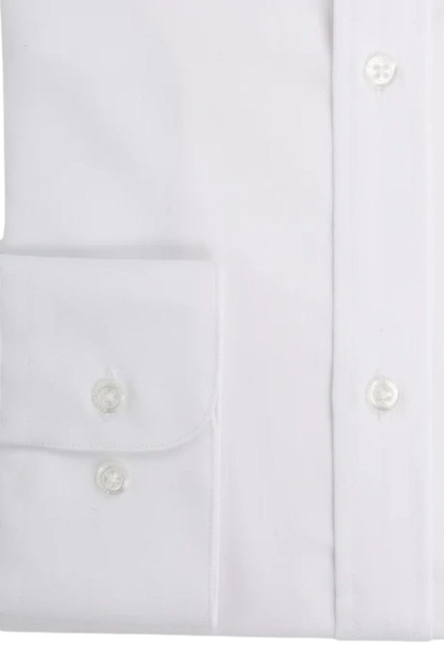 Sinatra White Twill Shirt