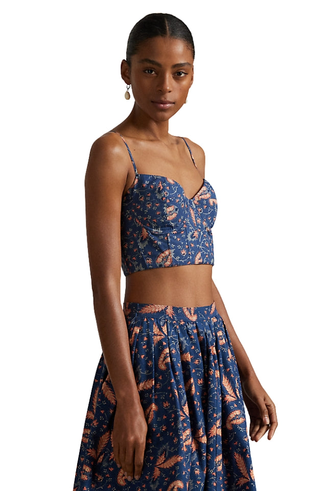 Floral Bustier - Prairie Floral