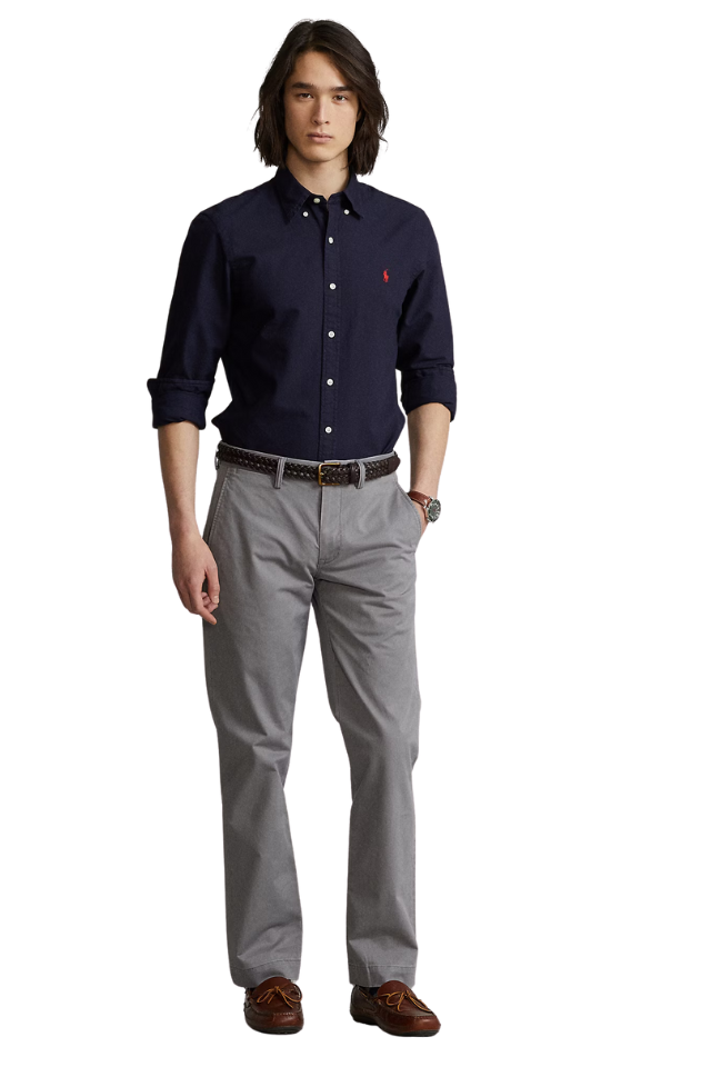 Slim Fit Garment-Dyed Oxford Shirt