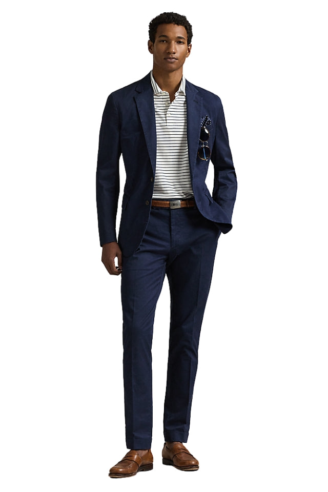 Slim Fit Striped Polo