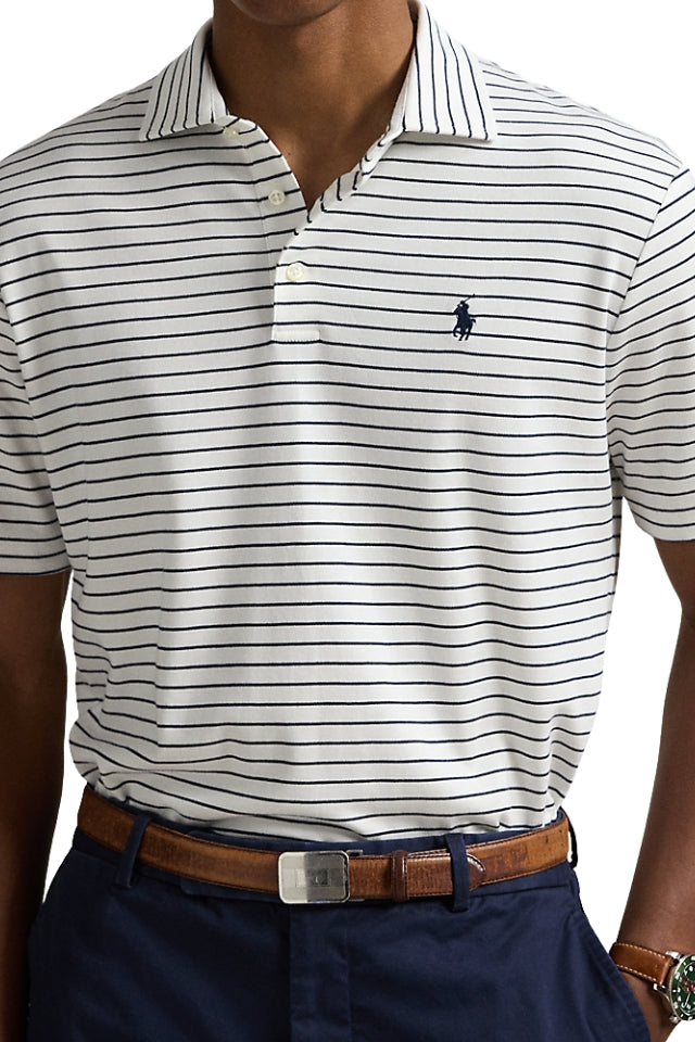 Slim Fit Striped Polo