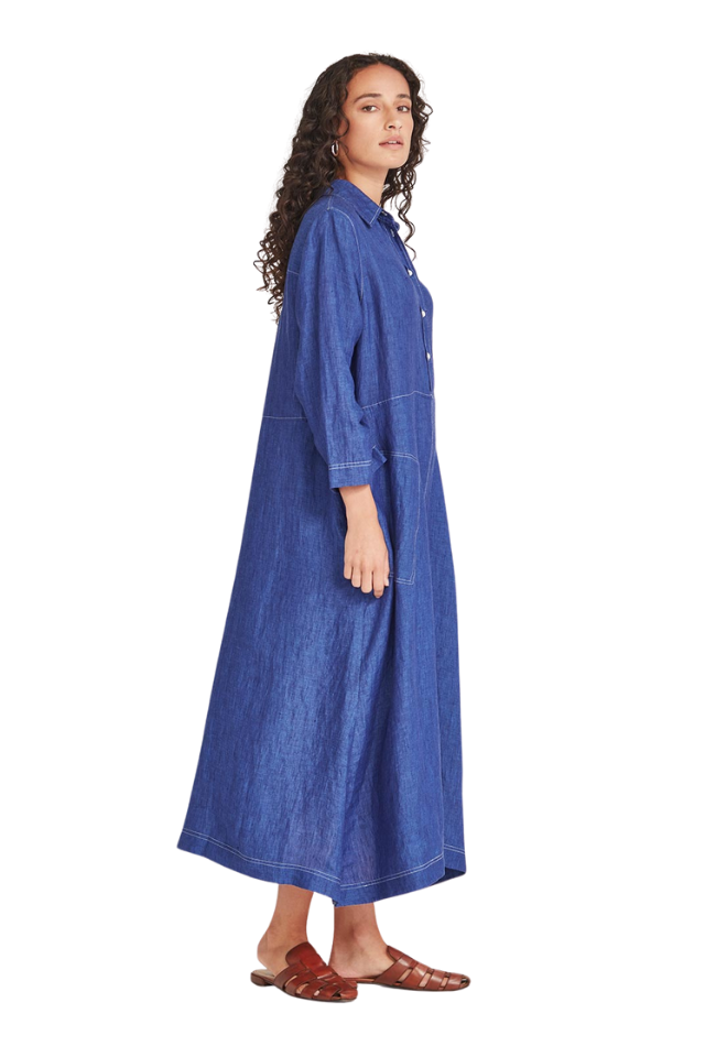 Sofia Linen Shirtdress