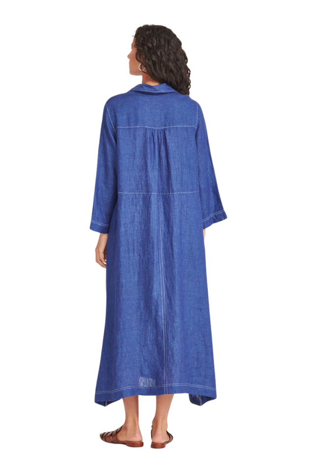 Sofia Linen Shirtdress