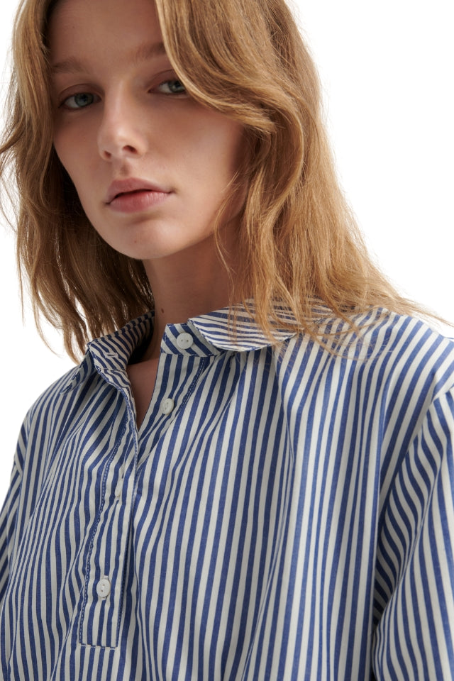 Sonnet Dress - Workwear Stripe