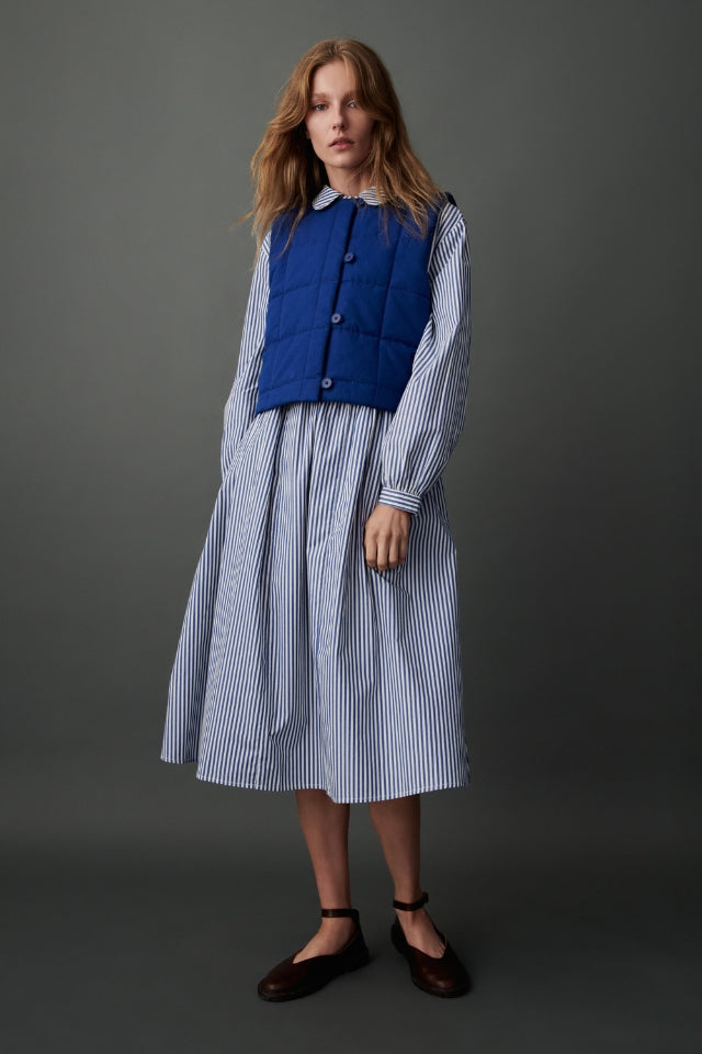 Sonnet Dress - Workwear Stripe